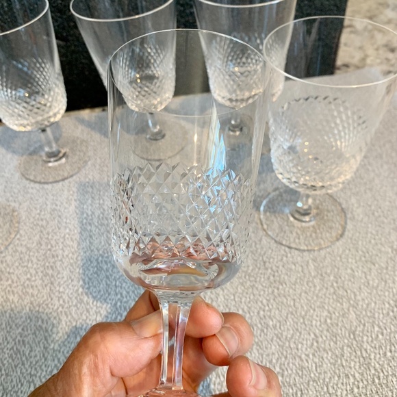Mid-Century Modern Crystal Stemware Barware Cocktail Wine - Set of 6 - Picture 7 of 7